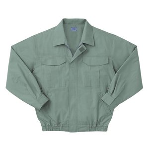 空調服　綿薄手長袖作業着　M-500U　【カラーモスグリーン：　 サイズ　L】