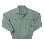 空調服　綿薄手長袖作業着　M-500U　【カラーモスグリーン：　 サイズLL】