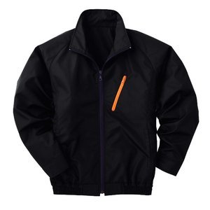 空調服　ポリエステル製長袖ブルゾン　P-500BN　【カラー：ブラック　 サイズ　LL】