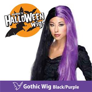 【コスプレ】 RUBIE'S （ルービーズ） 51380 Gothic Wig -Black／Purple（ウィッグ）