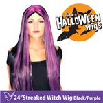 yRXvz RUBIE'S i[r[Yj 51161 24 Streaked Witch Wig - Black^PurpleiEBbOj