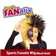 RUBIE'S �i���[�r�[�Y�j 51387 Sports Fanatix Wig - Black�^Gold�i�E�B�b�O�j�摜�ŏ��P