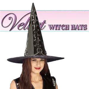【コスプレ】 RUBIE'S （ルービーズ） 49029 Black Vinyl Witch Hat 49029 （ハット）