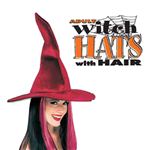 yRXvz RUBIE'S i[r[Yj Burgundy Velour Crooked Witch Hat 49232 inbgj