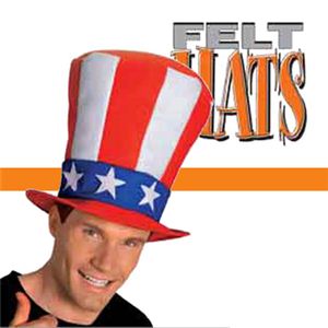 【コスプレ】 RUBIE'S （ルービーズ） Uncle Sam StovePipe Hat 47711 （ハット）