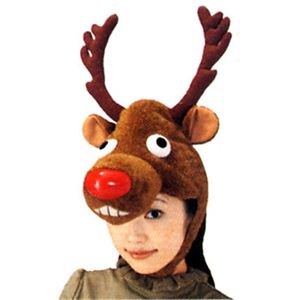 【クリスマスコスプレ 衣装】おとぼけトナカイハット