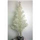 【クリスマス】120cm LEDファイバークリアクリスマスツリー(雪の結晶) T564-120画像最小1