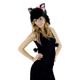 KITTY HOODIE HAT BLACKiLbvj摜ŏP