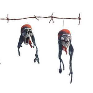 05184 Barbed Wire Garland-Pirate Skull LhS C XJ摜Q