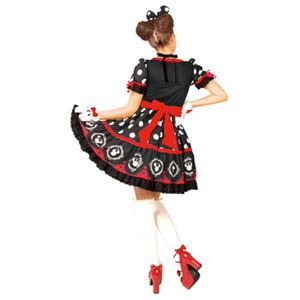 RUBIE'Si[r[Yj 95073 Gothic Costume Adult Minnie Black SVbN~j[ ubN StdTCY摜Q
