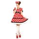 RUBIE'Si[r[Yj 95074 Gothic Costume Adult Minnie Red SVbN~j[ bh StdTCY摜ŏP