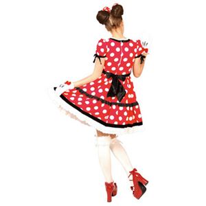 RUBIE'Si[r[Yj 95074 Gothic Costume Adult Minnie Red SVbN~j[ bh StdTCY摜Q