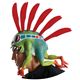 RUBIE'Si[r[Yj 4668 Murloc Headpiece iWorld of Warcraftj摜ŏP