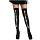 RUBIE'Si[r[Yj 9470 Black Thigh Highs with Bone Design摜ŏP