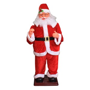 【クリスマス】130cm踊るダンシングサンタ MUSIC1曲（光センサー／踊るサンタクロース／電動）