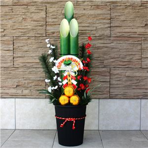 【正月飾り】三つ俵 門松 88cm