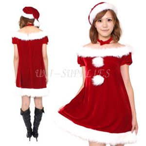【クリスマスコスプレ 衣装】Patymo ラブリーサンタ（レディースサンタコスチューム）