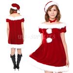 【クリスマスコスプレ 衣装】Patymo ラブリーサンタ（レディースサンタコスチューム）