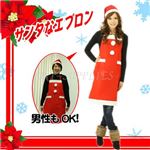 【クリスマスコスプレ 衣装】Patymo サンタエプロンセット（男女兼用クリスマスエプロン）