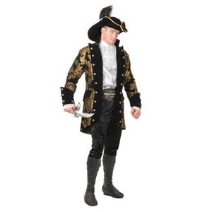 【コスプレ】ROYAL PIRATE CAPTAIN JACKET ＆ ACCESSORIES 大人用（M）