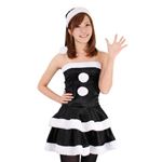 【クリスマスコスプレ 衣装】レディースサンタ Ladie's Santa costume BLACK VELVET ブラック