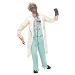【コスプレ】Zombie Doctor Costume White and Green M 大人用 M