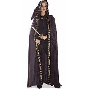 【コスプレ】 RUBIE'S (ルービーズ)　FULL LENTH BLK HODED CAPE
