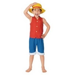 【コスプレ】 RUBIE'S (ルービーズ)　Child Monky.D. Luffy Sサイズ
