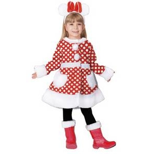 【コスプレ】 RUBIE'S (ルービーズ)　Child White Minnie （ホワイトミニー）Mサイズ