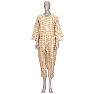 【快適介護用品】ソフトケアねまき（介護ねまき）3シーズン　だいだい　LL画像２
