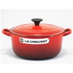 ル・クルーゼ （Le Creuset） 両手鍋 ココット・ロンド 20cm チェリーレッド（赤）