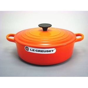 ル・クルーゼ （Le Creuset） ココット・ジャポネーズ 24cm 両手鍋 オレンジ 