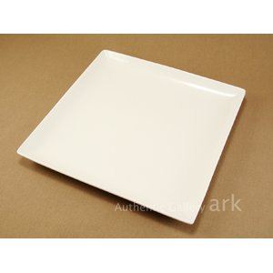 【セット販売】白い器 スクエアプレート27cm 白 ホワイト （3個セット）
