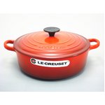 ル・クルーゼ （Le Creuset） ココット・ジャポネーズ 24cm 両手鍋 チェリーレッド（赤）