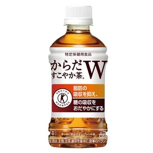 【まとめ買い】コカ・コーラ からだすこやか茶Ｗ （特定保健用食品/トクホ飲料） 350ml×24本（1ケース） ペットボトル