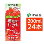 【まとめ買い】伊藤園 理想のトマト 200ml×24本（1ケース） 紙パック