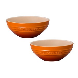 ル・クルーゼ （Le Creuset）  マルチボール（ボウル）15ｃｍ【2個入り】 オレンジ