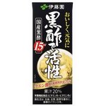 【まとめ買い】伊藤園 黒酢で活性 紙パック 200ml×24本（1ケース）