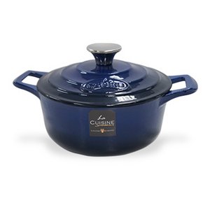 La CUISINE（ラ・キュイジーヌ）ラウンドキャセロール 20ｃｍ ブルー LC-4170