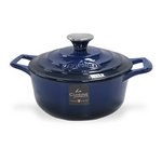 La CUISINE（ラ・キュイジーヌ）ラウンドキャセロール 20ｃｍ ブルー LC-4170
