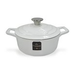 La CUISINE（ラ・キュイジーヌ）ラウンドキャセロール 20ｃｍ ホワイト LC-4180
