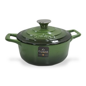 La CUISINE（ラ・キュイジーヌ）ラウンドキャセロール 20ｃｍ グリーン LC-4150