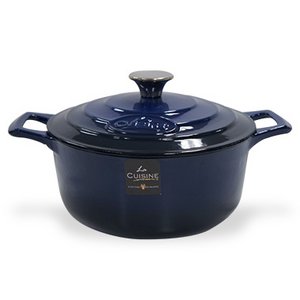 La CUISINE（ラ・キュイジーヌ）ラウンドキャセロール 24ｃｍ ブルー LC-5170MB