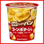 【まとめ買い】ポッカサッポロ じっくりコトコト こんがりパン コーンポタージュ （カップ） 32.2g×24カップ（6カップ×4ケース）