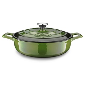 La CUISINE（ラ・キュイジーヌ）ソテーキャセロール 28cm グリーン LC-3150MB