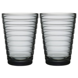 イッタラ(iittala) アイノアールト（Aino Aalto）　ハイボール グレイ　ペア