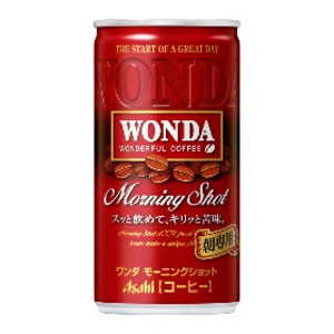 【まとめ買い】アサヒ ワンダ モーニングショット 缶 185g×60本入り【30本×2ケース】
