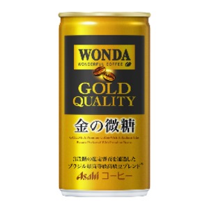 【まとめ買い】アサヒ ワンダ 金の微糖 缶 185g×60本入り【30本×2ケース】