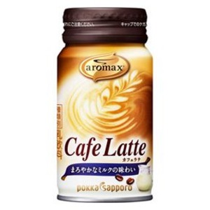 【まとめ買い】ポッカサッポロ　アロマックス カフェラテ 170ml リシール缶 30本入り（1ケース）