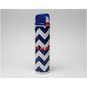 HALEIWA（ハレイワ） スリムワンタッチマグ 400ml シェブロンブルー HGBOS400CB
